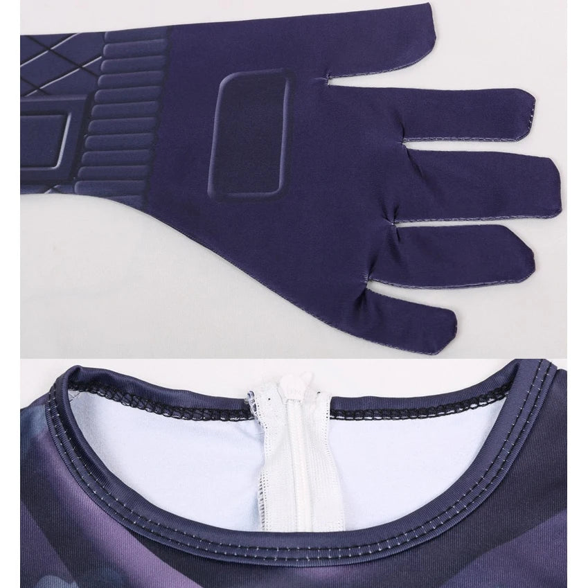 Black Knight Costume Kids Battle Royale Superhero Cosplay Zentai Suit Jumpsuit Bodysuit Funny Party Halloween Costume With Mask