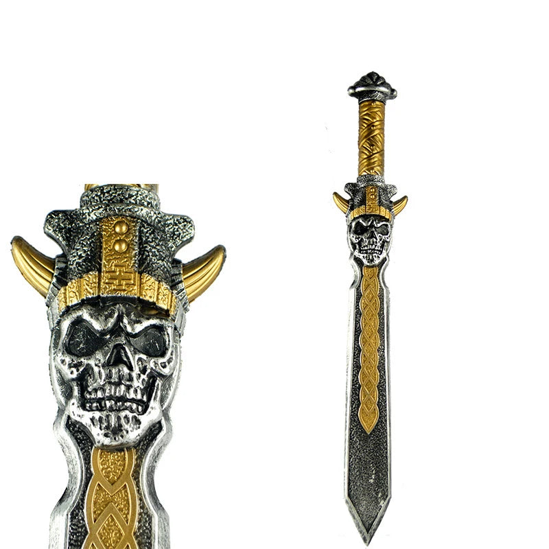 Cosplay Halloween Sword Pirate Skull Plastic Weapons Movie Anime Party Show Props Children School Stage Performance Toys