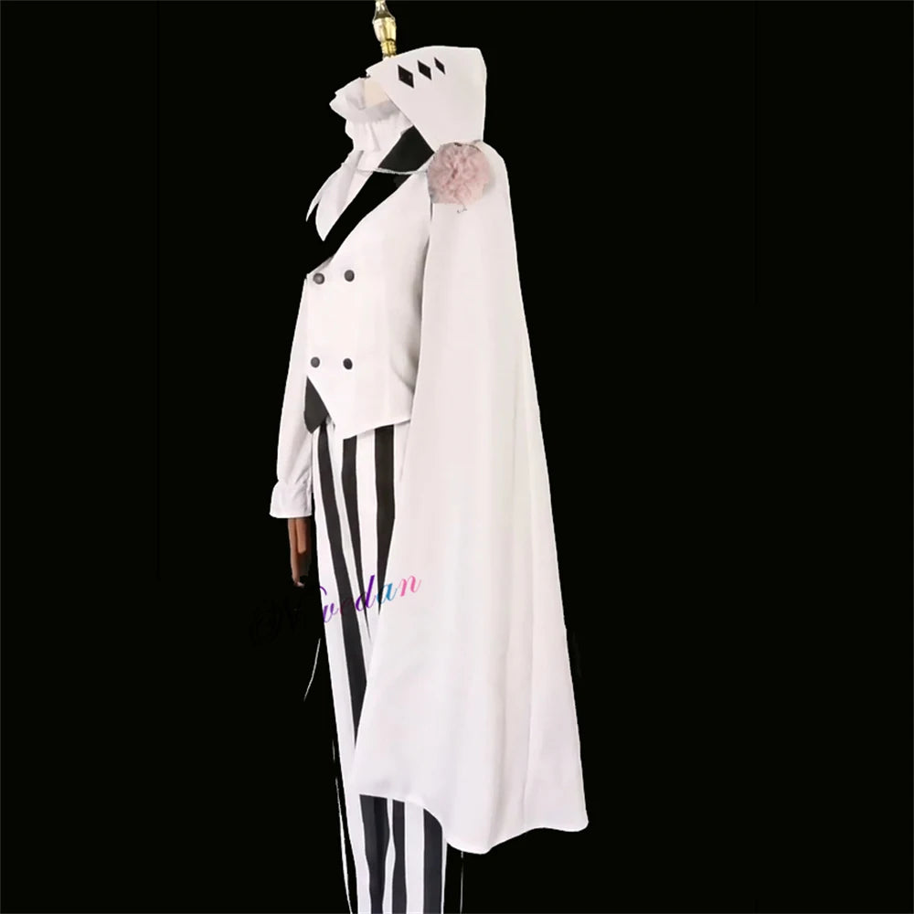 Bungou Bungo Stray Dogs Season 4 Nikolai Gogol Cosplay Costume Cloak Cape Uniform Shoes Wig Anime Hunter Dogs Halloween Costume