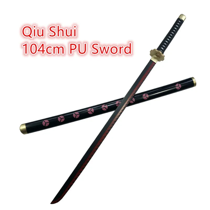 Sword Zoro Sword Kozuki Oden Yamato Purple Sword Weapon Cosplay Katana Knife Safety PU Samurai Sword Prop Toys 104cm