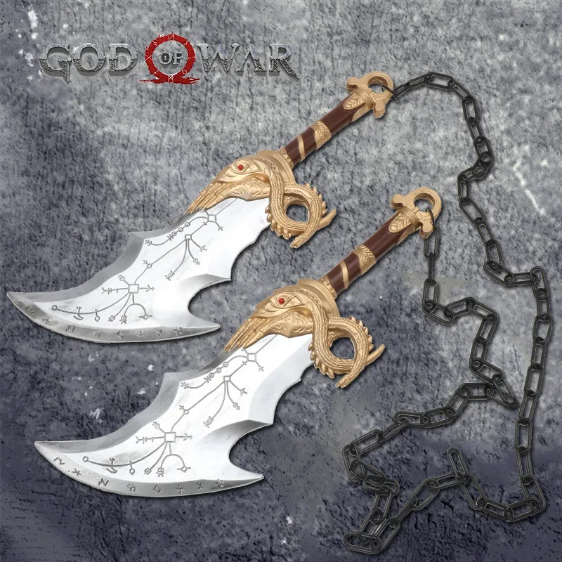 God of War Swords Kratos Blades of Chaos High Density Foam Sword Katana 45cm 1:1 Scale  Cosplay Weapon Props