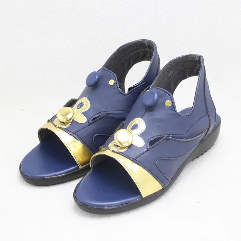 Game Twisted Wonderland Kalim Cosplay Shoes PU Leather Boots Cosplay Props Accessories Custom Made