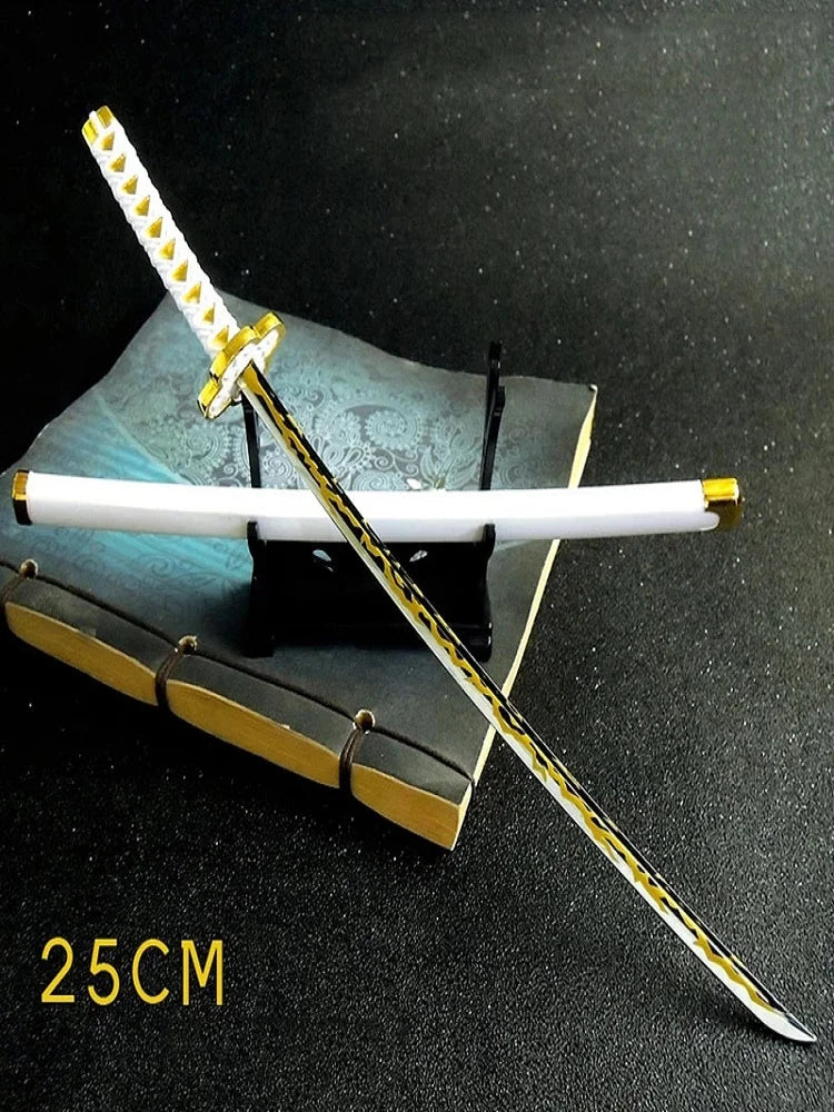 Kimetsu No Yaiba Sword Weapon Demon Slayer Satoman Tanjiro Cosplay Sword Anime Ninja Knife Wood 25cm Katana Prop