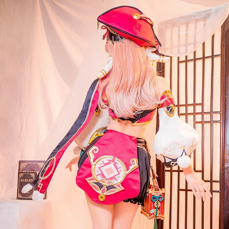 Only XXL XXXL - UWOWO Yanfei Cosplay Hot Genshin Impact Cosplay Halloween Costume Wise Innocence Cute Yan Fei Cosplay Outfits