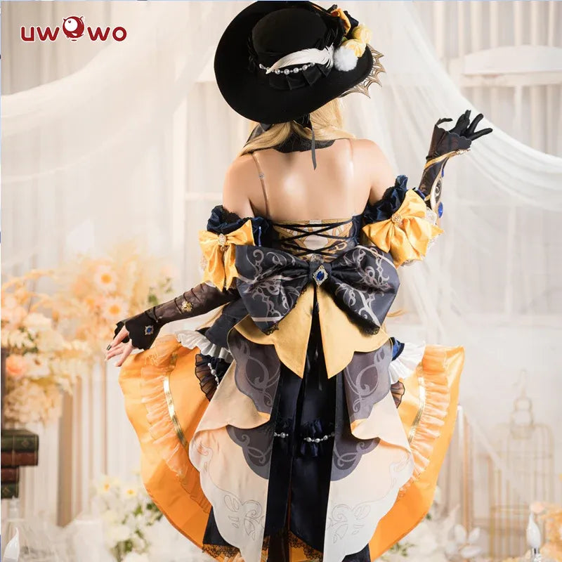 PRE-SALE UWOWO Navia Cosplay Genshin Impact Navia Cosplay Costume Fontaine Rococo Style Dress Cosplay Halloween Costume
