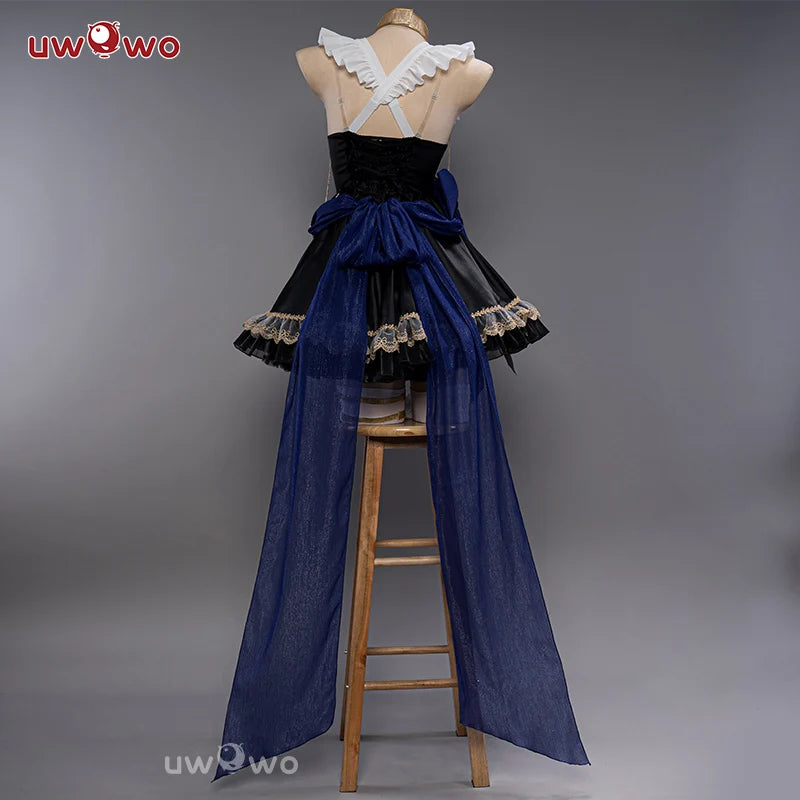 In Stock UWOWO Layla Cosplay Maid Costume Genshin Impact Fanart Cosplay Exclusive Maid Dress Halloween Costume Outfit