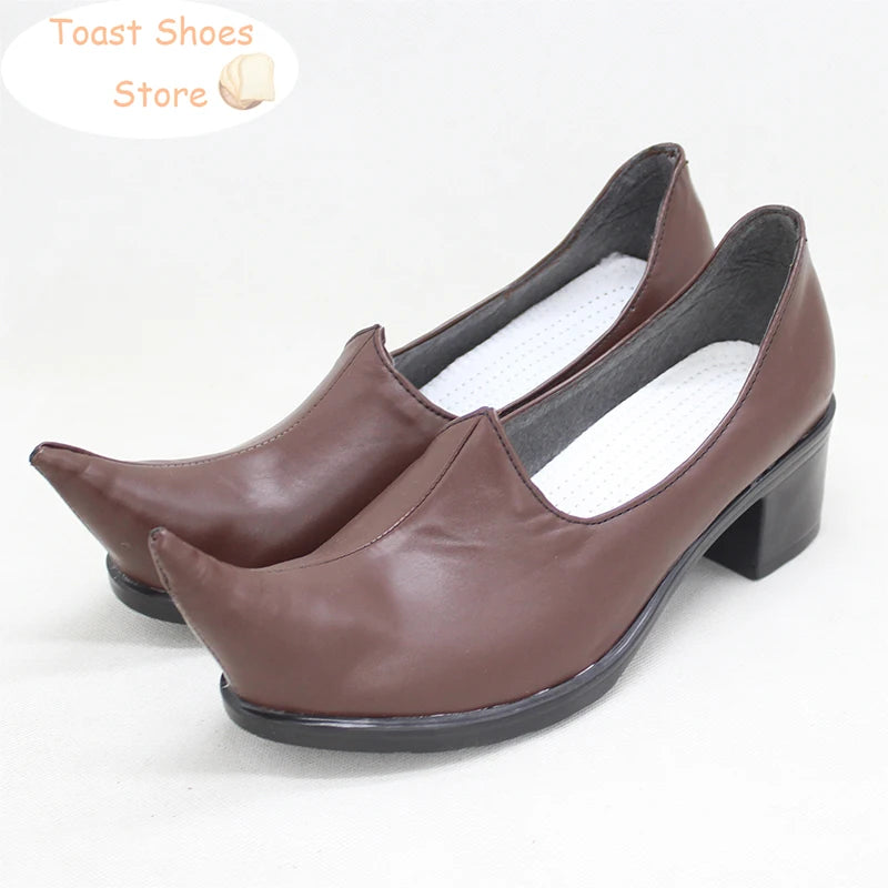 Kalim Cosplay Shoes Game Twisted Wonderland PU Leather Shoes Costume Prop Halloween Carnival Cosplay Props
