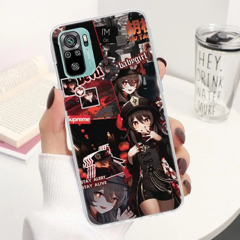 Genshin Impact Game Anime Phone Case For Xiaomi Redmi 9 9A 9C 9T 10 10A 10C 12 12C 8 8A 7 7A 6 6A S2 K20 K40 Pro Soft Silicone