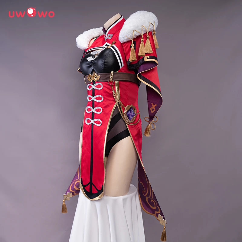 In Stock UWOWO Genshin Impact Beidou Cosplay Game Liyue Uncrowned Lord of the Ocean Halloween Christmas Costume Outfit For Women