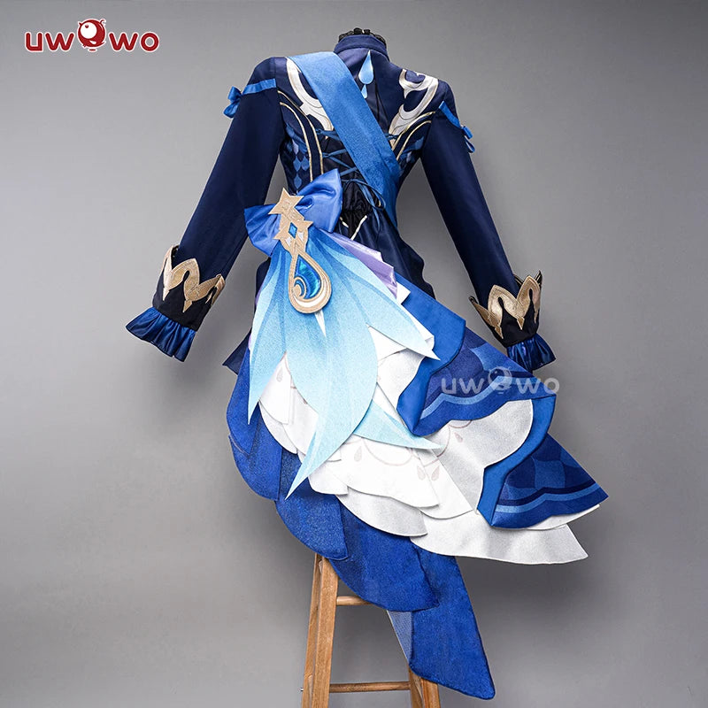 PRE-SALE UWOWO Furina Cosplay Costume GAME Genshin Impact Furina Focalors Hydro Archon Fontaine Rococo Furina Cospaly Outfit