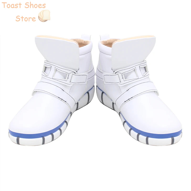 Game Twisted Wonderland Idia Cosplay Shoes White Casual Boots Halloween Carnival Cosplay Props Accessories Costume Prop