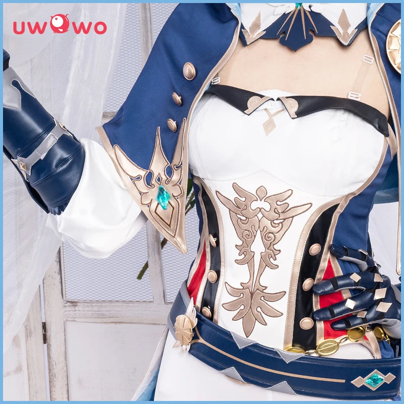 In Stock UWOWO Jean Cosplay Genshin Impact Cosplay Mondstadt Halloween Carnival Costume Women Outfit Christmas Role Play Outfit