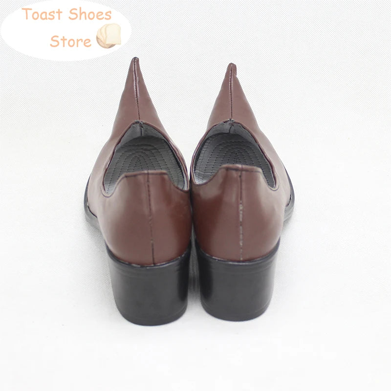 Kalim Cosplay Shoes Game Twisted Wonderland PU Leather Shoes Costume Prop Halloween Carnival Cosplay Props