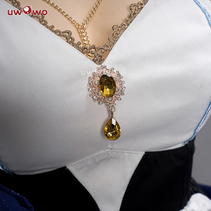 In Stock UWOWO Layla Cosplay Maid Costume Genshin Impact Fanart Cosplay Exclusive Maid Dress Halloween Costume Outfit