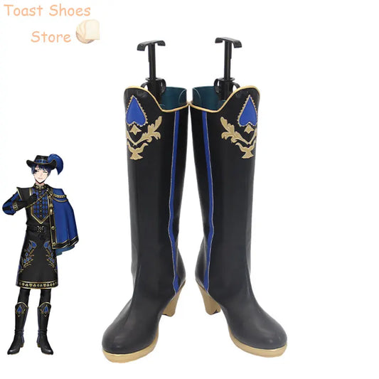 Deuce Cosplay Shoes Game Twisted Wonderland 2022 Holloween Party Shoes Carnival Boots Cosplay Props Costume Prop