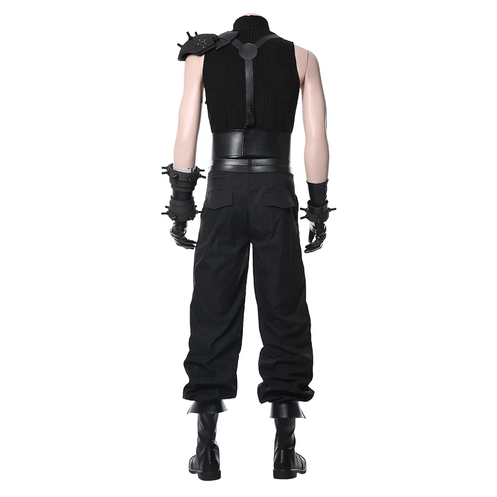 Final Fantasy VII Cloud Strife Cosplay Costume Zack Clive Rosfield Cosplay Outfit Adult Men Fantasia FF7 Halloween Disguise Suit