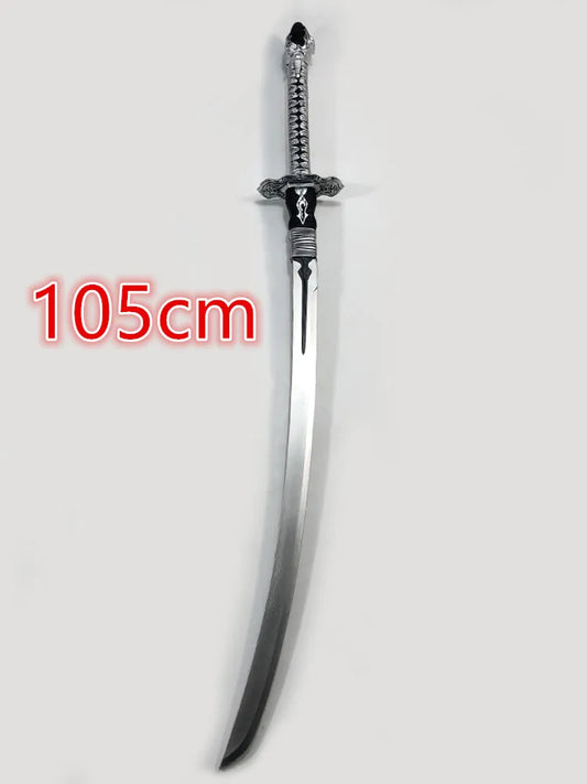 NieR:Automata Sword YoRHa No. 2 Type B Sword White Contract Cosplay Safety PU 1:1 Model Weapon Sword Big 105cm