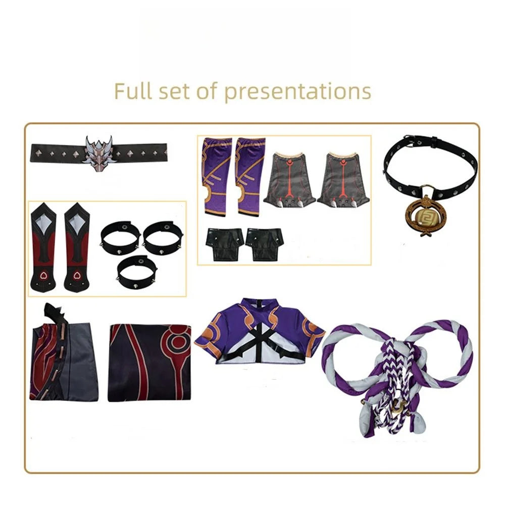 Arataki Itto Cosplay Game Cosplay Costume Uniform Anime Halloween Carnival Party Clothes