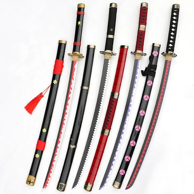Newest Cosplay Roronoa Zoro Anime Katana Coolest Bamboo Assembled Sword Weapon 104cm Model