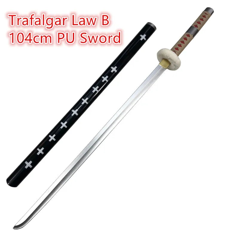 Sword Zoro Sword Kozuki Oden Yamato Purple Sword Weapon Cosplay Katana Knife Safety PU Samurai Sword Prop Toys 104cm