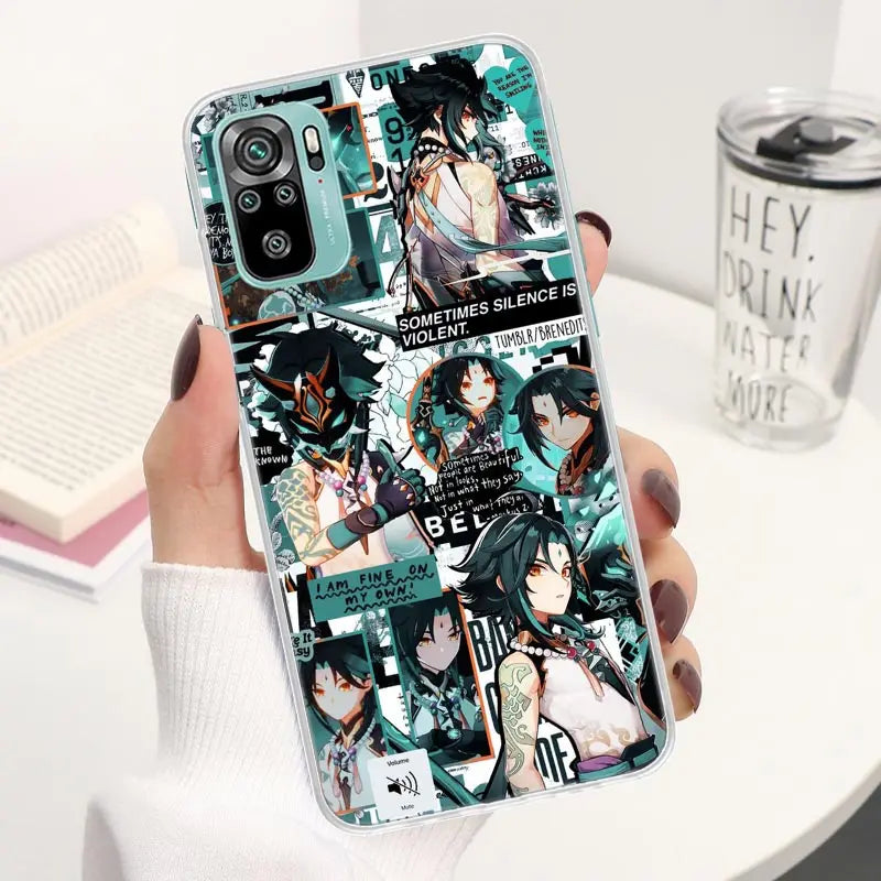 Genshin Impact Game Anime Phone Case For Xiaomi Redmi 9 9A 9C 9T 10 10A 10C 12 12C 8 8A 7 7A 6 6A S2 K20 K40 Pro Soft Silicone