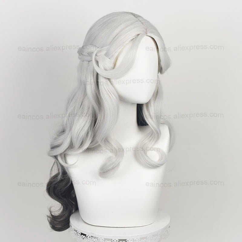 Game Identity V Ada Mesmer Everlasting Night Cosplay Wig 66cm Long Gradient Curly Wigs Heat Resistant Synthetic Hair Halloween