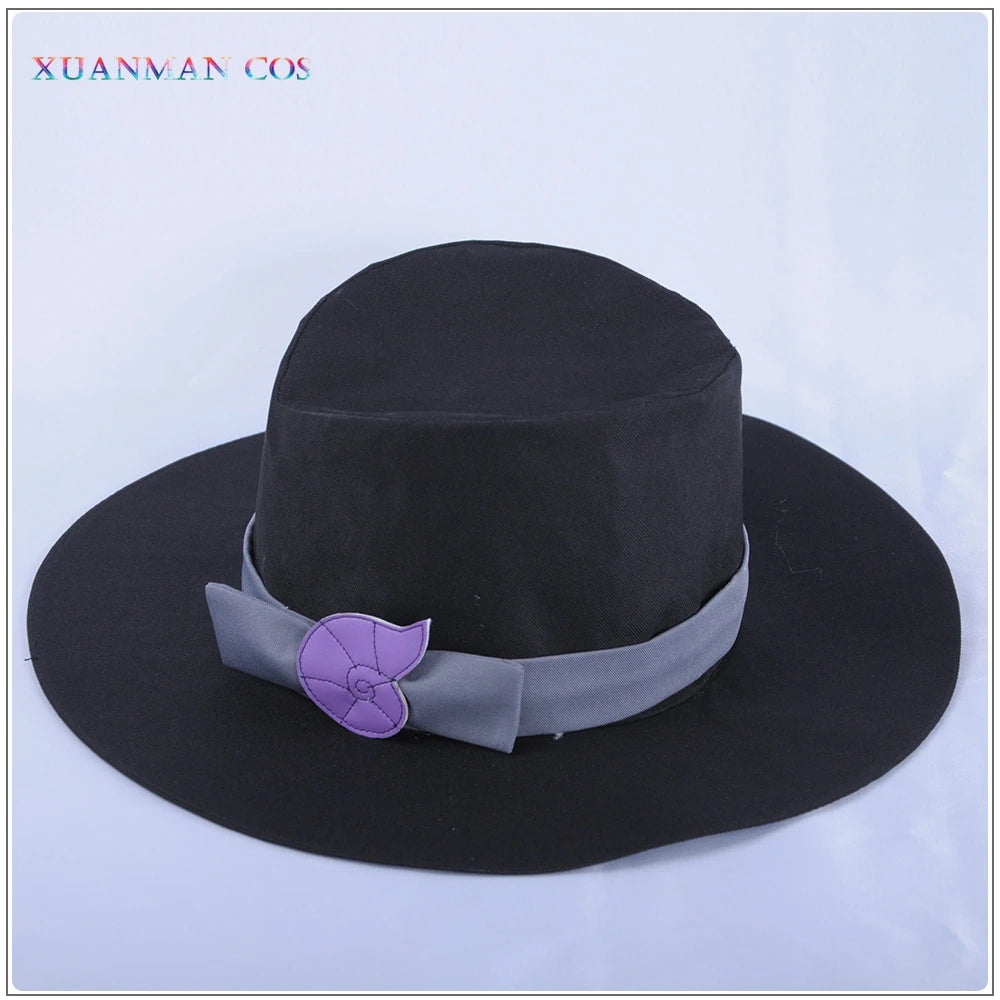 Game Twisted-Wonderland The Little Mermai Azul Ashengrotto Cosplay Costume Men Gray Double-breasted Trench Coat Romper Scarf