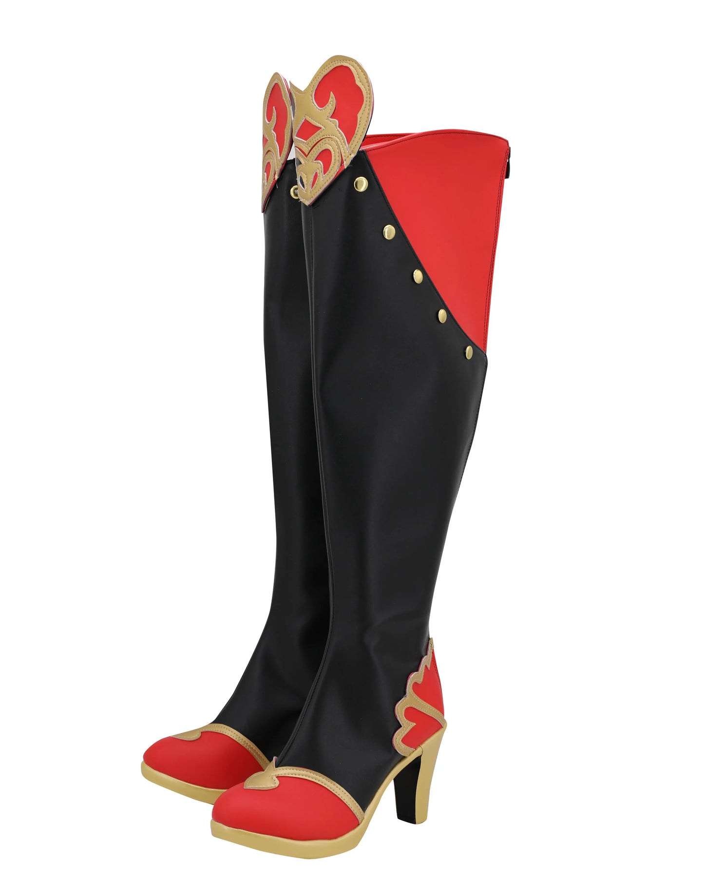 Twisted Cosplay Wonderland Riddle Rosehearts Boots Cosplay Costume Props Shoes Boots Halloween Carnival Boots Men Women