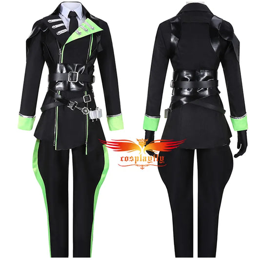 Game Twisted-Wonderland Diasomnia Silver/Sebek Zigvolt Cosplay Costume Asian Men Uniform Jacket Pants Shirt Gloves Accessories