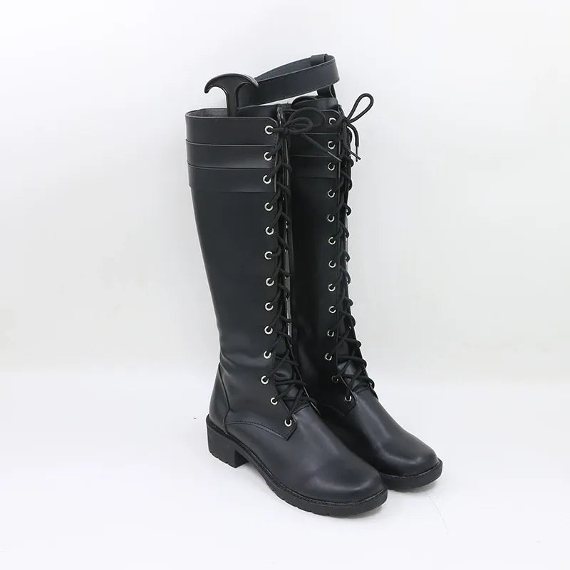 Game Genshin Impact Lyney Cosplay Shoes Boots Fontaine Twin Role Play Uniform Halloween Carnival Party Outfit Prop For Women Men