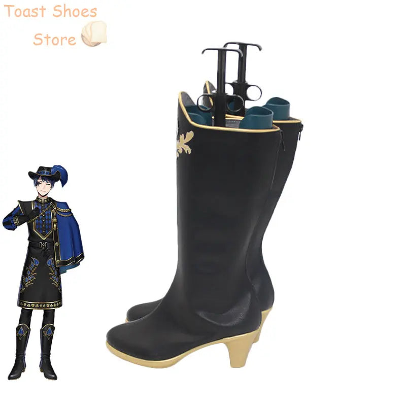 Deuce Cosplay Shoes Game Twisted Wonderland 2022 Holloween Party Shoes Carnival Boots Cosplay Props Costume Prop