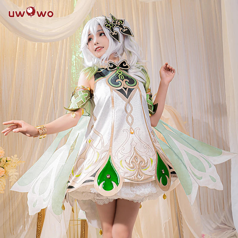 Only XS UWOWO Nahida Cosplay Genshin Impact Cosplay Nahida Costume Kusanali Sumeru Dendro Avidya Forest Ranger Halloween