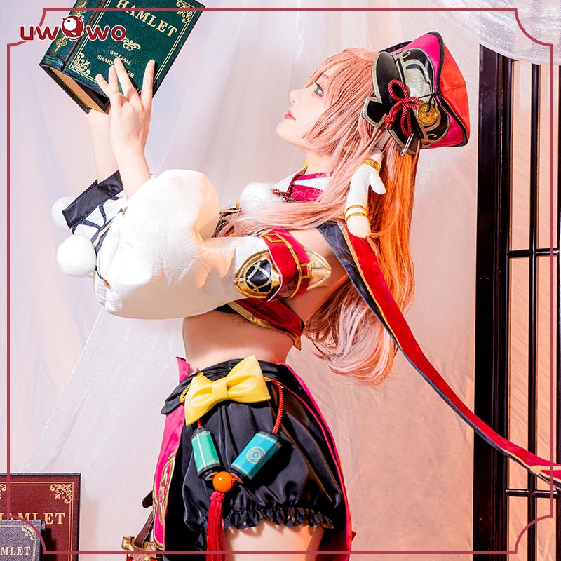 Only XXL XXXL - UWOWO Yanfei Cosplay Hot Genshin Impact Cosplay Halloween Costume Wise Innocence Cute Yan Fei Cosplay Outfits