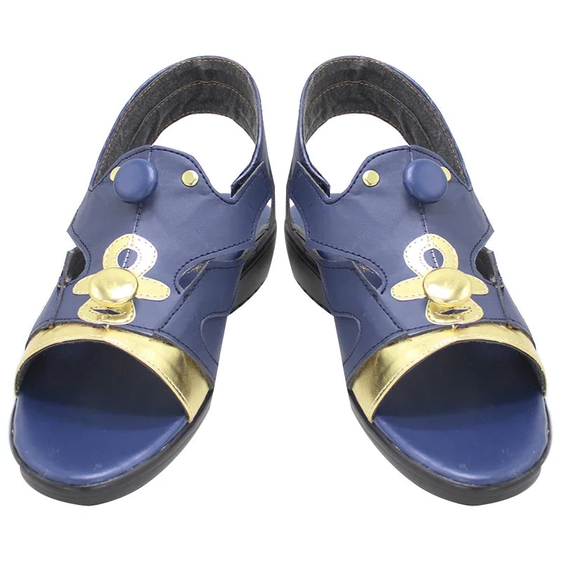 Game Twisted Wonderland Kalim Cosplay Shoes PU Leather Boots Cosplay Props Accessories Custom Made