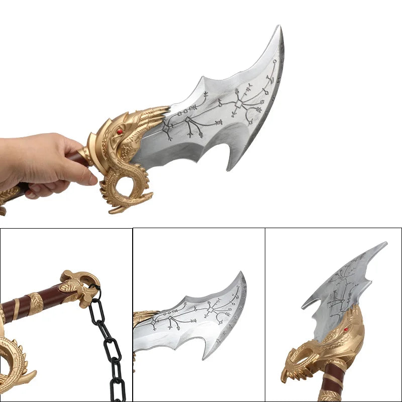 God of War Swords Kratos Blades of Chaos High Density Foam Sword Katana 45cm 1:1 Scale  Cosplay Weapon Props