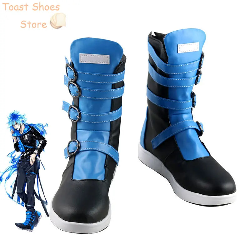 Idia Cosplay Shoes Game Twisted Wonderland Cosplay Prop PU Leather Shoes Halloween Carnival Boots Costume Prop