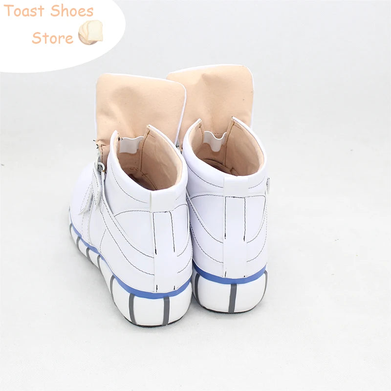Game Twisted Wonderland Idia Cosplay Shoes White Casual Boots Halloween Carnival Cosplay Props Accessories Costume Prop