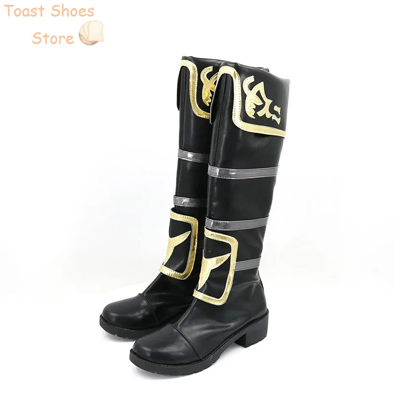 Game Identity V Night's Watch Ithaqua Cosplay Shoes PU Leather Shoes Halloween Carnival Boots Cosplay Prop Costume Prop