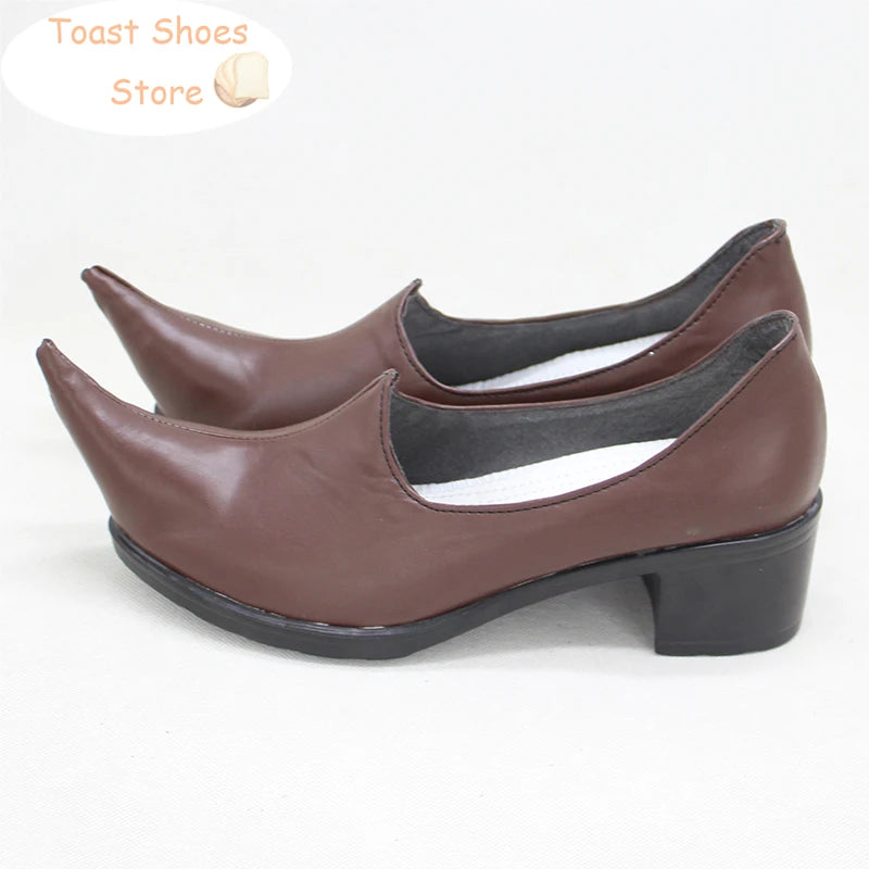 Kalim Cosplay Shoes Game Twisted Wonderland PU Leather Shoes Costume Prop Halloween Carnival Cosplay Props