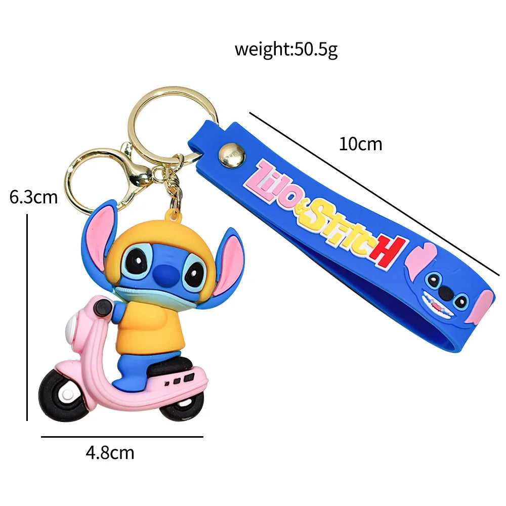 Funko Pocket Keychain Stitch Elvis Stitch Summer Stitch Vinyl Dolls Figure Model Toys for Children Birthday Gift