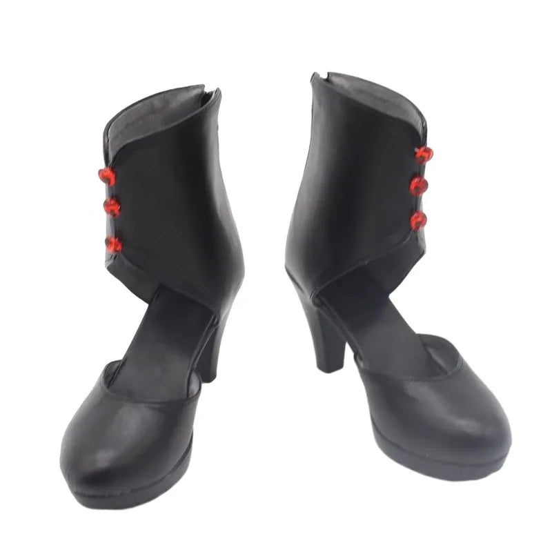 Identity Ⅴ Lelah  Cosplay Shoes Boot Lelah  Costume Halloween Shoes For Women Girls PU Leather High Heels