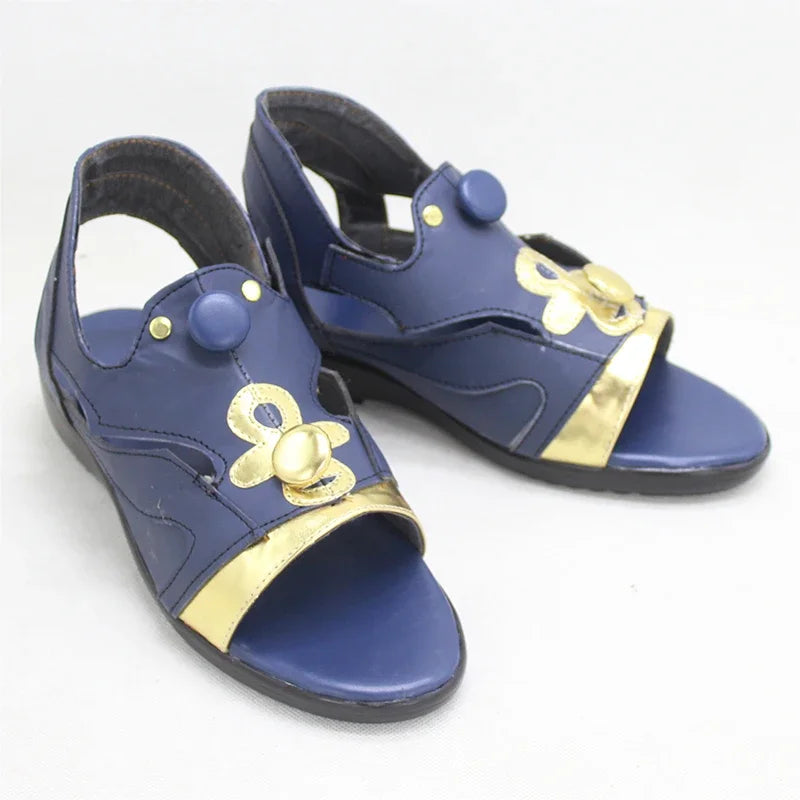 Game Twisted Wonderland Kalim Cosplay Shoes PU Leather Boots Cosplay Props Accessories Custom Made