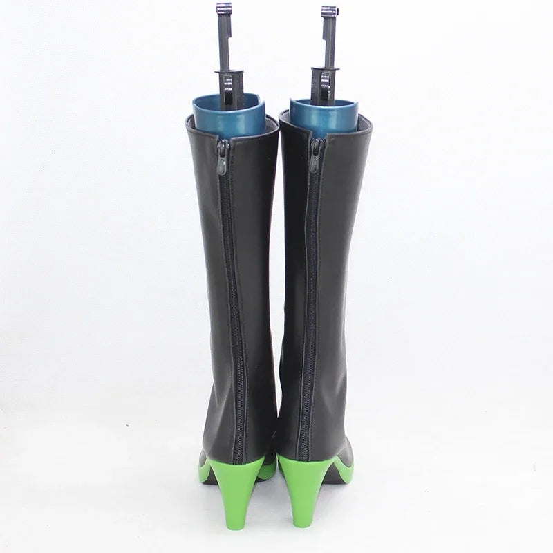 Game Twisted Wonderland Lilia Cosplay Shoes High Heel PU Leather Shoes Custom Made Halloween Carnival Boots Cosplay Props