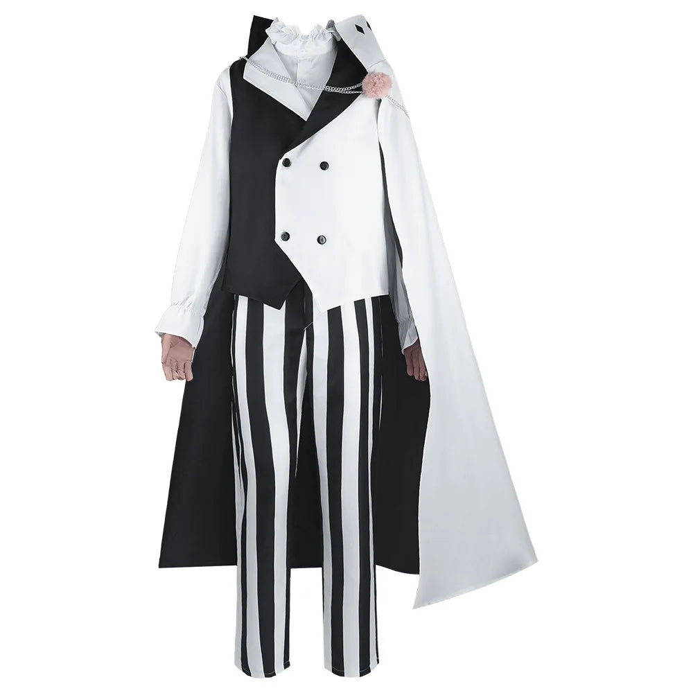 Bungou Bungo Stray Dogs Season 4 Nikolai Gogol Cosplay Costume Cloak Cape Uniform Shoes Wig Anime Hunter Dogs Halloween Costume