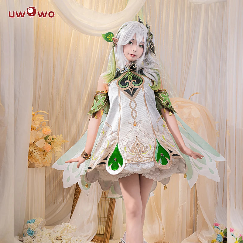 Only XS UWOWO Nahida Cosplay Genshin Impact Cosplay Nahida Costume Kusanali Sumeru Dendro Avidya Forest Ranger Halloween