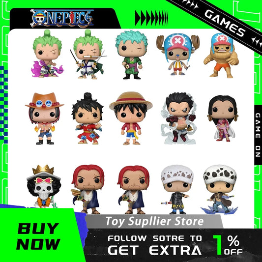 One Piece Figure Luffy Ace Anime Figurine Zoro Chopper Shanks Figures PVC Statue Model Doll Collectible Ornament Toys